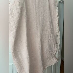 West Elm king duvet cover